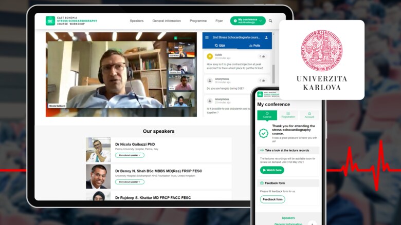 Web mezinárodní online konference zátěžové kardiografie pod hlavičkou Univerzity Karlovy Web mezinárodní online konference zátěžové kardiografie pod hlavičkou Univerzity Karlovy